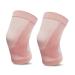 FCSHFC compression knee tandage against arthritis pain and support meniscal tear Bandage knee breathable sport knee warmer for men and women knee choner (color: pink size: xl) xl pink