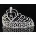 Janefashions Sweet 15 Quinceanera Tiara Crown - Clear White Austrian Rhinestone Princess Headpiece T1756 - Buy Online on SooperMarket.com