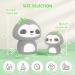 Mewaii 14 Soft Gray Sloth Mushroom Pillow Stuffed Animal Plush - Cuddly Gray Sloth Plushie Toy for Kids - Buy Online on SooperMarket.com