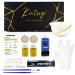 Kintsugi Repair Kit (Upgrade)  Repair Your Meaningful Ceramics with Gold Powder & 50ml Glue & 57g Epoxy Putty  Kintsugi Craft  Starter Repair Ceramic Kintsugi Kit Perfect for Beginners
