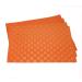 Orange Wipe Clean Placemat Set of 4