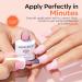 Modelones Hema Free Gel Nail Polish 6 Colors Nude Pink Jelly Gel Polish Neutral Nail Gel Polish Summer Shimmery Glitter Translucent Nail Art Gel Soak off Manicure DIY Salon for Girls Women Jelly Nude Pink - Buy Online on SooperMarket.com