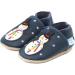 Dotty Fish Soft Leather Baby Shoes - Animal Designs for Boys and Girls, Non-Slip Toddler Shoes, 0-6 Months to 4-5 Years (Frosty Snowman) - Buy Online on SooperMarket.com