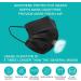 SuperHC 50 Pcs Graphene Protective Masks - Black Disposable Face Mask - Buy Online on SooperMarket.com