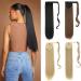 prinfantasy Halo Extensions Resistant Fiber Soft Wigs Wrap Around Ponytail Extension Long Straight Tie Pony Tails Hair Extensions for Women Hair Wig 22 Inch MW105 GBMW105 22 inch - Buy Online on SooperMarket.com