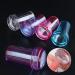 wirlsweal Nail Art Stamper Easy Storage Portable Reusable Nail Tool Stamp Seal for Fingernails Nail Stamp Trendy for Ladies Purple - Buy Online on SooperMarket.com