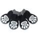 Pet Heroic 8 Sizes Anti-Slip Dog Socks Cat Socks Dog Cat Paw Protector with Rubber Reinforcement, Traction Control for Indoor Wear, Fit Extra Small to Extra Large Dogs Cats Black mode S