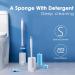 Yheonver Disposable Toilet Cleaning System Disposable Toilet Flushable Refill Brush Flushable Refills - 48 Refills - Buy Online on SooperMarket.com