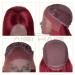 HBINGBING Long Straight Red Lace Front Wig for Women | Natural Look Middle Part Synthetic Hair - Buy Online on SooperMarket.com