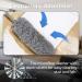 Extendable Microfiber Feather Duster - 100 inch Long Handle Dusting Tool for All-Round Home Cleaning - Gray - Buy Online on SooperMarket.com