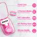 Travel Razors for Women - 5-Blade Mini Razor with Case & Cartridges | Portable Toiletries in Pink - Buy Online on SooperMarket.com
