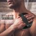 HIEERBUS Silicone Body Scrubber Gentle Exfoliating Body Scrubber in Shower Silicone Loofah with Easily Lather Bristles Long Lasting and More Hygienic Than Traditional Shower Loofah 1 Pack Black  - Buy Online on SooperMarket.com