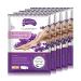 Foot mask 5-pack foot mask peeling deceased calls of dead skin foot mask cornea Kallus remover Baby Soft Smooth Touch Feet men women peeling foot mask (lavender) lavender 40 g (5 Pack)