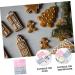 Cabilock 12 Pcs Cake Baking Tools Silicone Molds House Cookie Home Tools Christmas Cake Mold Manual Dessert - Buy Online on SooperMarket.com