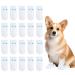 Disposable Dog Socks 20 Pcs Adjustable Disposable Dog Shoes Boots Dirt-Proof Pet Socks Dog Paw Protectors Foot Cover with Self Adhesive Bandage for Outdoor Indoor Walking (Small)