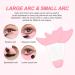 4pcs Eyeliner Stencils Eyeliner Helper Tool Silicone Eyeliner Eyeshadow Stencils Mascara Shield Applicator for Eyeliner Eyelashes Eyebrows Lip Liner Face Contour (Pink) - Buy Online on SooperMarket.com