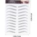 Mikinona 12 Sheets Waterproof Eyebrow Stickers Eyebrow Shaping Sticker Imitation Eyebrow 3d Makeup Tools Hair - Buy Online on SooperMarket.com