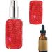 TROONZ Rhinestone Perfume Travel Refillable Bottle | 30ml Portable Spray Atomizer Bottle | Travel Reusable Bottle Container Empty Perfume Spray Bottle For Travel - Buy Online on SooperMarket.com