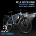 Lainfeld E-Bike Battery Protective Cover | Universal Fit | 30-41 cm Circumference | Neoprene Protection Against Cold & Dirt | Reflectors | Black-Blue E-Bike Accessories - Buy Online on SooperMarket.com