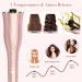 Automatic Curling Iron - Smart Anti-Tangle 1" Hair Curler with Auto Shut-Off 3 Temps Up to 430 Fast-Heating & Dual Voltage for Effortless Hair Styling - Buy Online on SooperMarket.com
