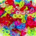 Creammuffin S Clips Connectors Rubber Connectors Refills for Loom Rubber Band for DIY Bracelet Making Refill Kit (100 pcs, Colorful) 100 pcs Colorful