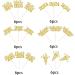 SYKYCTCY 36 Pack Happy New Year Cupcake Toppers Glitter Welcome 2024 Cupcake Topper Cheers to 2024 Cupcake Topper Hello 2024 Cupcake Food Picks Decorations for Happy New Year Eve Party Supplies Gold Color 4 - Buy Online on SooperMarket.com
