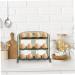 OSALADI Egg Carton Plastic Trays Dispenser Refrigerators Fridge Plastic Eggs Egg Tray Multifunction Roller As Shown2 25X20CM - Buy Online on SooperMarket.com