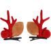 Reindeer Antler Hair Pins Lightweight Christmas Hair Clips 4 Pairs Fashion for Christmas Party - Buy Online on SooperMarket.com