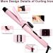 SIQUER 4 in 1 Curling Wand Set - Versatile Beach Waves Curler with Instant Heat 1/2 to 1 1/2 Inch Pink - Ideal for Women | International Shipping Available - Buy Online on SooperMarket.com