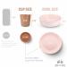 Kids Bamboo Bowls and Cup Set - Eco-Friendly 8 Piece Dishwasher Safe Kids Bowls and Cups for Healthy Meals - Buy Online on SooperMarket.com