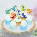 24-Piece Dragon Theme Cupcake Toppers | Mythical Cake Decorations for Weddings & Birthday Parties | Realistic Torte Picks & Event Party Accessories - Buy Online on SooperMarket.com