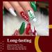 Christmas Dip Powder Set - Red Green Golden Glitter - No Lamp Cure - Fine Dipping Powder - Even & Smooth Finish - 6pcs-10g/box - Buy Online on SooperMarket.com