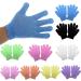 Exfoliating Peeling Bath Gloves - White 1 Pair (2 Pieces) for Spa-Like Skin Care | Fast International Shipping - Buy Online on SooperMarket.com