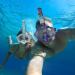 Bairuifu Foldable Snorkel Mask Set - 180 Panoramic View, Anti-Fog, Anti-Leak, Camera Mount - Ideal for Scuba Diving and Snorkeling - Adults, Men, Women, Youth, Kids - Buy Online on SooperMarket.com