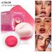 Jelly Lipstick Mud - Moisturizing Matte Velvet Lip Glaze & Cheek Blush with Aloe Vera | High Pigment Long Lasting Lip Makeup (05#Cupid 1 OZ - Buy Online on SooperMarket.com
