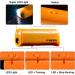 LED Ultrasonic Dog Repeller and Trainer Device 3 in 1 Anti Barking Stop Bark Handheld Dog Training Device (Yellow) - Buy Online on SooperMarket.com