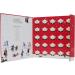 English Tea Shop Organic Book Style Red Advent Calendar - 25 Loose Leaf Tea Pyramid Bags - 13 Different Flavours. 50 g U060772 - Buy Online on SooperMarket.com