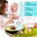 Infant Fruit Feeder Pacifier - 6 Pcs Silicone Pouches for Toddlers - 2-Pack (Light Pink) - Buy Online on SooperMarket.com