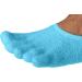 NatraCure 5-Toe Gel Lined Moisturizing Socks with Aloe & Shea | Hydrating Spa Socks for Soft Feet - Men & Women | Large - Buy Online on SooperMarket.com