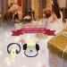 2 PCS BTS Chimmy Hair Tie Set for Women - Bangtan Boys Carton Hair Merchandise - Buy Online on SooperMarket.com