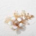 SWEETV Gold Flower Girl Headpiece - Princess Wedding Hair Comb for Birthday Party, Photography, Communion - Buy Online on SooperMarket.com