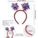BELSITA 4th of July USA Flag Star Head Bopper Hair Band - Patriotic Theme Party Supplies for Adults & Kids - Buy Online on SooperMarket.com