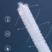 Toseky Foot Scrubber Brush Reusable Bendable Foot Toe Scrubber Brush Gentle Dirt Removal Toe Brush for Seniors Elderly Disabled Men and Women - Buy Online on SooperMarket.com