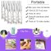 Alledomain 10Pcs 10ml Essential Oils Roller Bottles Clear Glass Roll on Bottles with Lucky Cat Pattern & Stainless Steel Roller & Silver Cap for Aromatherapy - Include Label Dropper & Opener - Buy Online on SooperMarket.com