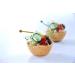 CROC'IN - Pesto Tartlet Shells - Edible Savoury Appetizer Basil Pesto Mini Pastry Cases - Artisanal Confection - 24 Pieces Pesto 24 - Buy Online on SooperMarket.com
