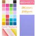 60 Sheets Colorful Card Stock 250gsm - Textured Multicolor Cardstock for Card Making, Scrapbooking & Crafts - Buy Online on SooperMarket.com