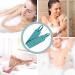S&R PLKOP Exfoliating Back Scrubber, Glove & Loofah Set for Women - 3 Piece Green Bath Body Scrubber (31.5 * 3.7 inch) - Buy Online on SooperMarket.com