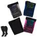4 Packs Plus Size Compression Socks Compression Stockings for Women Men 20-30 mmHg Large Size Compression Socks Women Men for Circulation Swelling Support 3XL 02 Colors