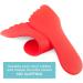 K-Roo Sports Set of 6 Colorful Foot-Shaped Floor Markers - Non-Slip Rubber Footprints in Mesh Bag for Dance, Karate & Activities - Buy Online on SooperMarket.com