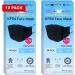 10 Pack GoodDay ENGLISH BLACK KF94 Dust Face Mask 10 Pack of Individual Package for ADULT - BLACK/LARGE